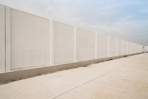 Concrete Fence Construction Service